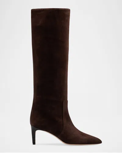 Paris Texas Suede Stiletto Knee-high Boots