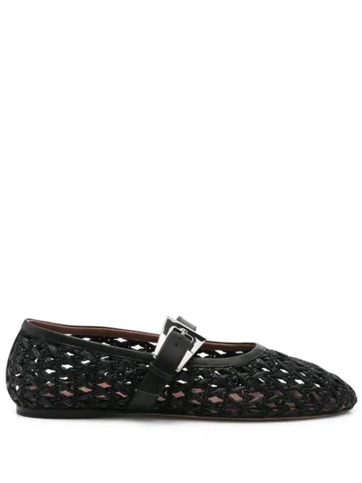 Paris Texas Sveva Ballet Flats In Black