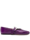 Paris Texas Sveva Ballet Flats In Purple