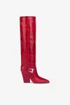Paris Texas 100mm Jane Boots In Fiesta