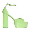 Paris Texas Tatiana 105mm Platform Sandals In Green