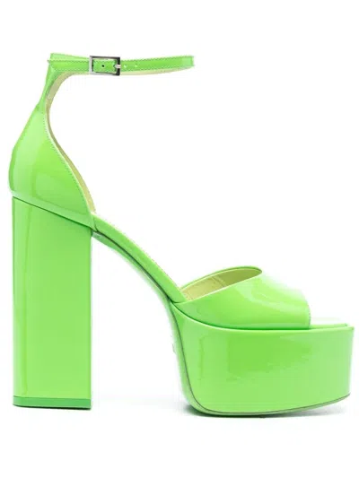 Paris Texas Tatiana Platform Sandal In Green