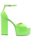 Paris Texas Tatiana 105mm Platform Sandals In Green