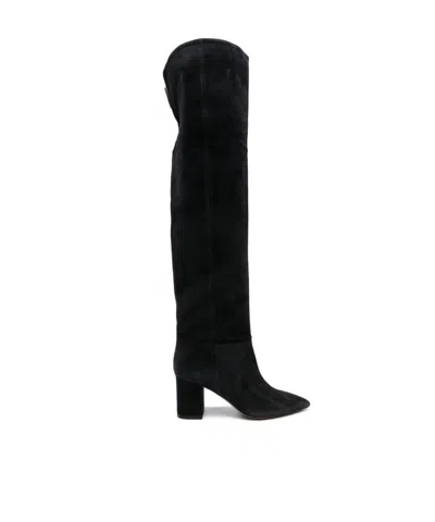 Paris Texas Texas Anja Over-the-knee Boots In Off Black