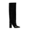 Paris Texas Thick-heeled Boots In Black