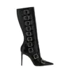Paris Texas Tyra Pointed Toe Knee-high Boots In Black