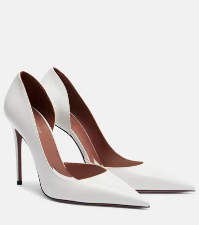 Paris Texas Vera 105 Patent Leather Pumps In White