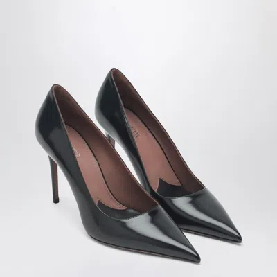 Paris Texas Vera 85 Black Leather Pumps