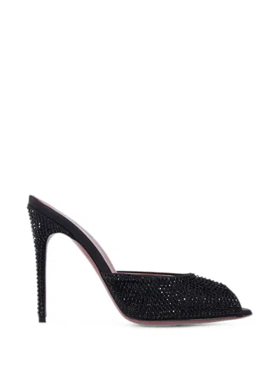 Paris Texas Vera Crystal-embellished Sandals In Black