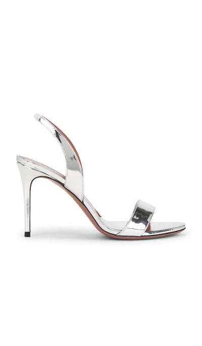 Paris Texas Vera Slingback Sandal 85 In Silver
