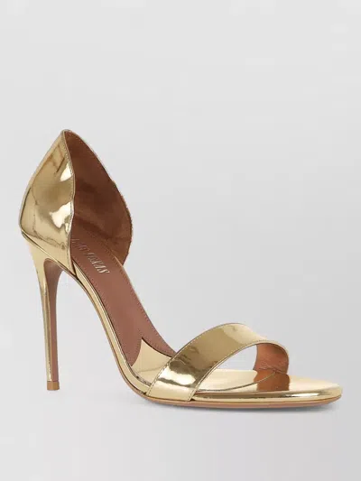 Paris Texas Vera Slingback Sandal Stiletto Metallic 105 In Gold