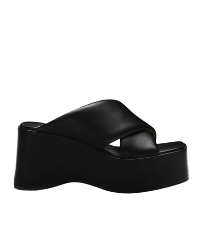 Paris Texas Vicky 80mm Leather Mules In Black