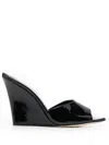 Paris Texas Woman Sandals Black Size 10.5 Soft Leather In Black