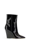 Paris Texas Wanda Boot In Black