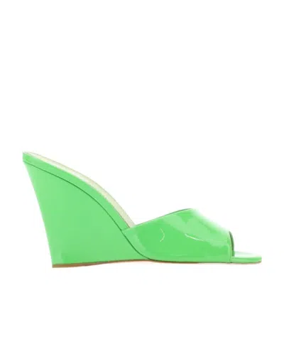 PARIS TEXAS PARIS TEXAS WANDA OPEN TOE WEDGE MULES