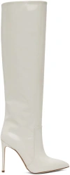 Paris Texas White Pointed Tall Boots In White