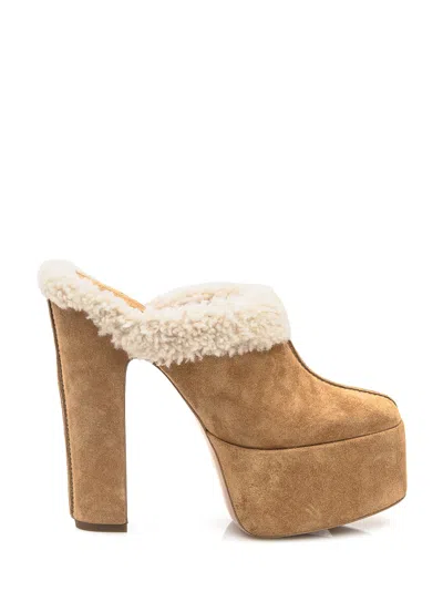 Paris Texas Winter Malena Sabot Heels In Multi
