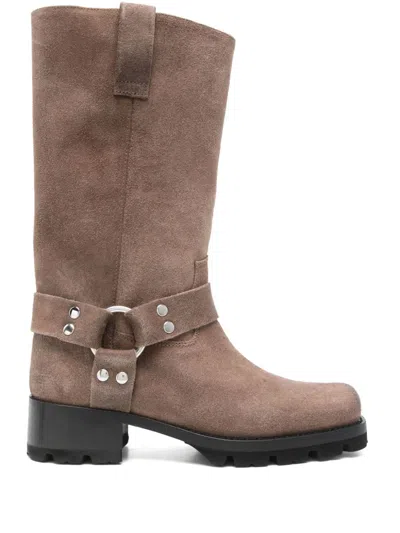 Paris Texas Winter Roxy Boots In Brown