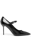 Paris Texas Leather Shoes In Black