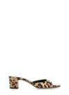 Paris Texas Leopard Print Lara Mule Sandal In Brown