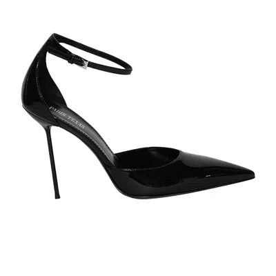 Pre-owned Paris Texas Wmns Lidia Ankle Strap Pump 'black' | Women's Size 10