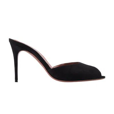 Pre-owned Paris Texas Wmns Vera Open Toe Mule 'black' | Women's Size 8