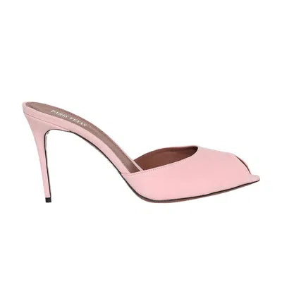 Pre-owned Paris Texas Wmns Vera Open Toe Mule 'petal Pink' | Women's Size 6