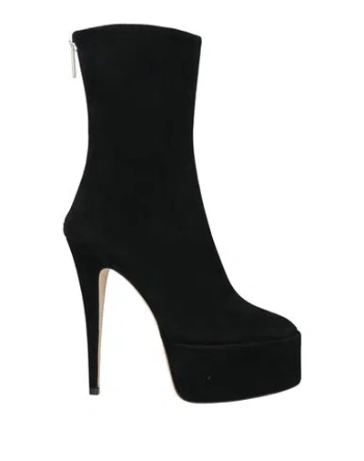 Paris Texas Woman Ankle Boots Black Size 7 Leather