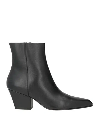 Paris Texas Woman Ankle Boots Black Size 8 Calfskin