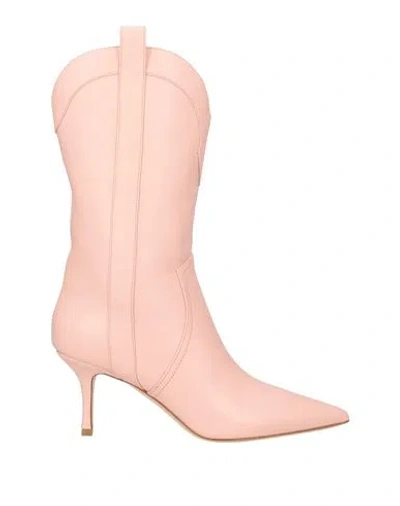 Paris Texas Woman Ankle Boots Light Pink Size 8.5 Soft Leather