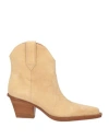 Paris Texas 60mm Sedona Suede Ankle Boots In Yellow