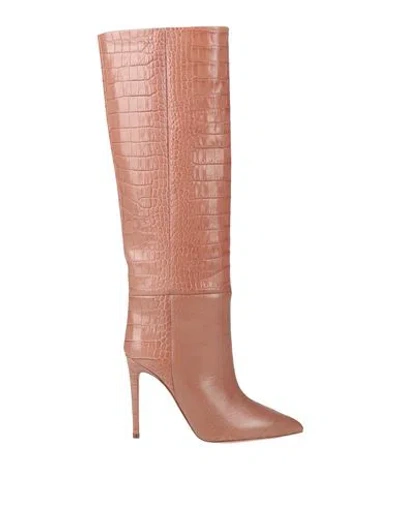 Paris Texas Woman Boot Antique Rose Size 7.5 Leather In Brown