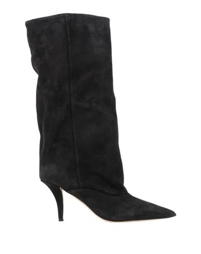 Paris Texas Woman Boot Black Size 10.5 Calfskin In Multi