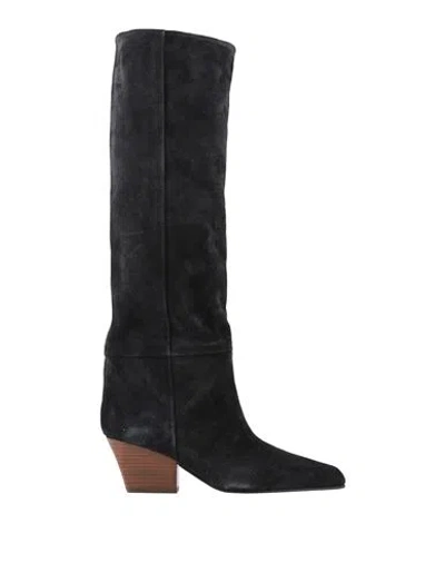 Paris Texas Woman Boot Black Size 5.5 Calfskin