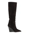 Paris Texas Woman Boot Black Size 9 Calfskin In Black