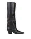 Paris Texas Jane Knee-high Leather Texan Heel Boots In Nude