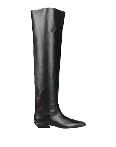 Paris Texas Woman Boot Black Size 8 Calfskin