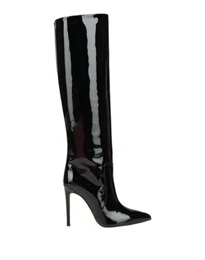 Paris Texas Woman Boot Black Size 8 Leather In Nero Neri E Grigi