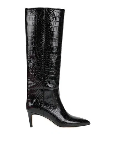 Paris Texas Woman Boot Black Size 8 Leather In Black