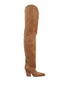 Paris Texas Woman Boot Camel Size 6 Leather In Beige