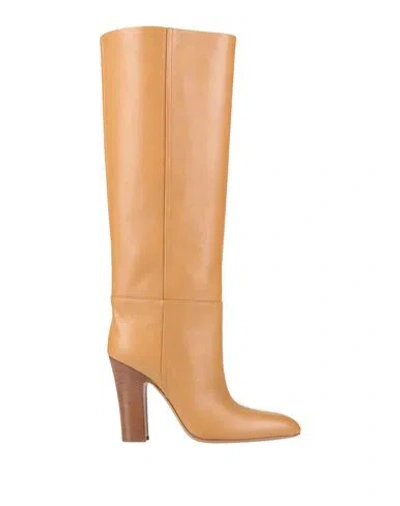 Paris Texas Woman Boot Camel Size 8 Leather In Orange