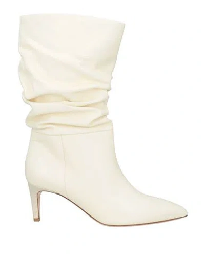 Paris Texas Woman Boot Cream Size 7.5 Leather In White