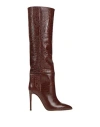 Paris Texas Fondant Brown Crocodile-effect 105mm Knee-high Boots In Brown