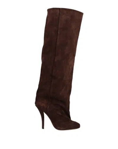Paris Texas Woman Boot Dark Brown Size 8 Leather