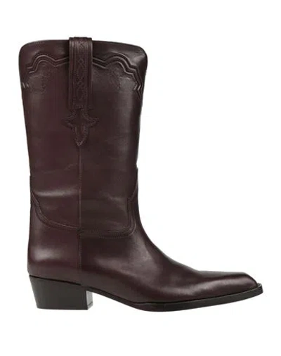 Paris Texas Woman Boot Dark Brown Size 8 Leather