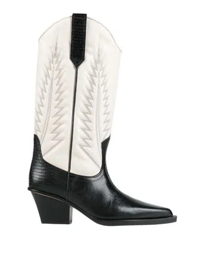 Paris Texas Woman Boot Ivory Size 8 Leather In White