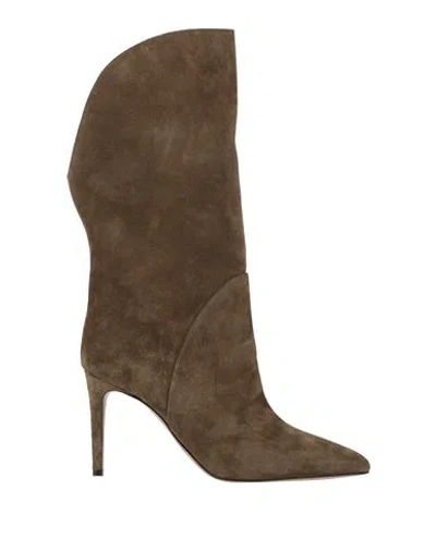 Paris Texas Woman Boot Khaki Size 7 Calfskin