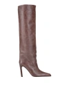 Paris Texas Woman Boot Khaki Size 7 Leather In Khaki