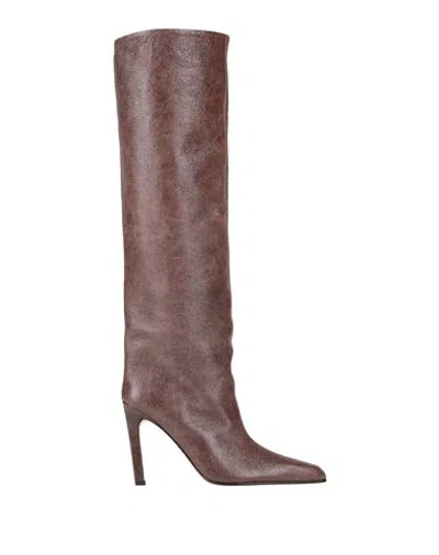 Paris Texas Woman Boot Khaki Size 7 Leather