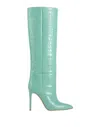 Paris Texas Knee Boots In Light Green
